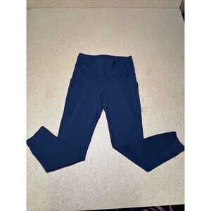 Lululemon Invigorate High Rise Tight 25" Pockets Navy Womens 8 I1